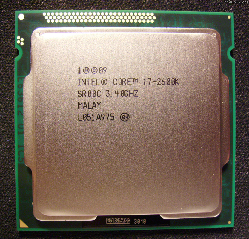 پردازنده اینتل Core i7 2600K