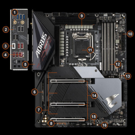 مادربرد گیگابایت Z590 AORUS ULTRA