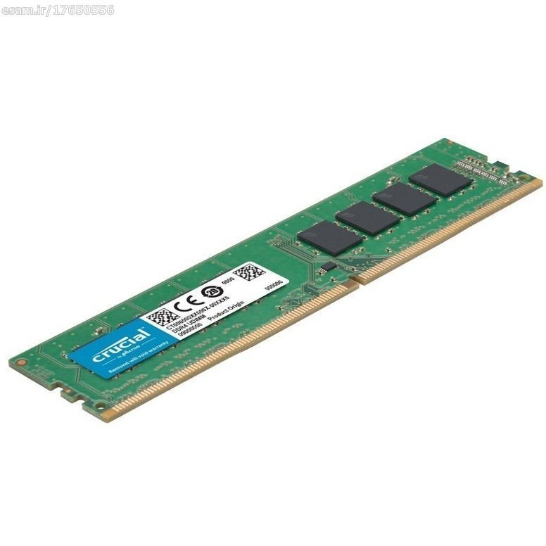 رم کامپیوتر کروشیال CRUCIAL Ram PC DDR4 16GB 2400MHz