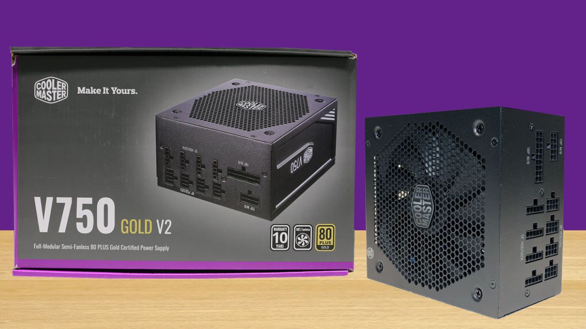 منبع تغذیه کامپیوتر کولر مستر مدل GOLD 750 V2