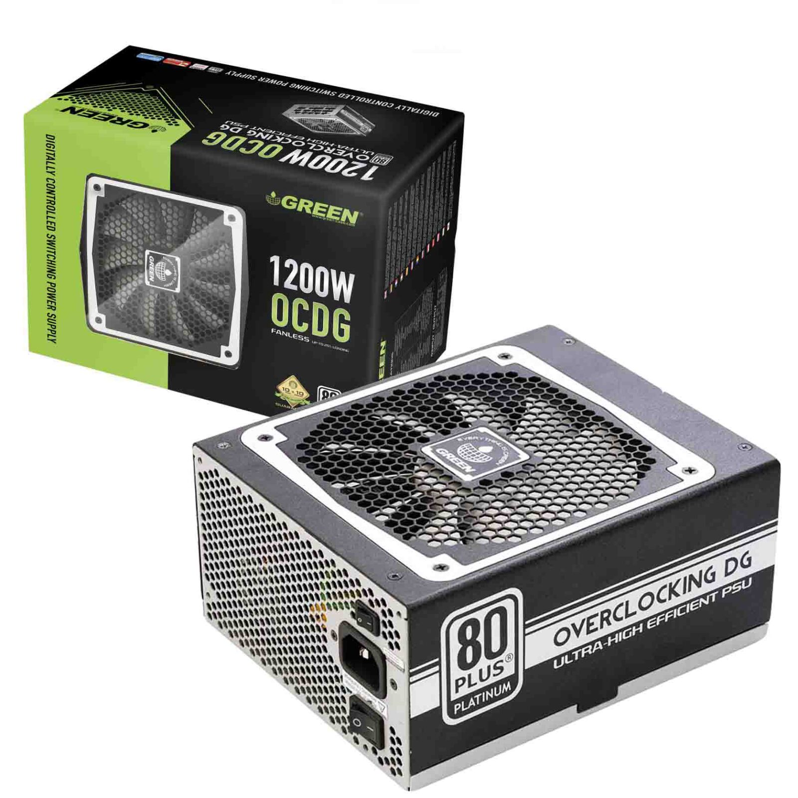منبع تغذیه کامپیوتر گرین مدل GP1200B-OCDG