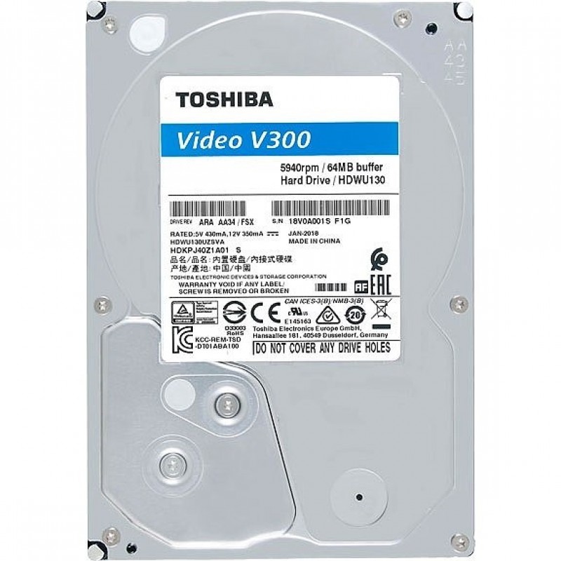 هارد اینترنال توشیبا Toshiba V300 ظرفیت 1 ترابایت