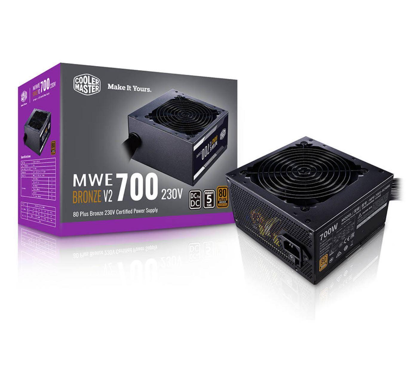 منبع تغذیه کامپیوترکولرمستر MWE Bronze700 V2