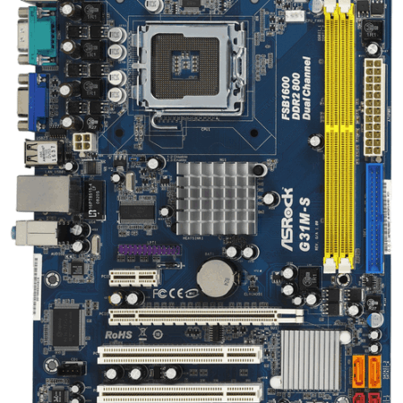 مادربورد ازراک مدل ASRock G31M-S – انتخابی مطمئن برای سیستم‌های اقتصادی