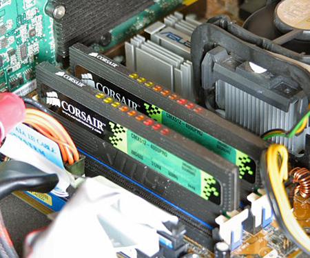 پک دوتایی رم DDR2 Corsair CM2X512-5400C4PRO