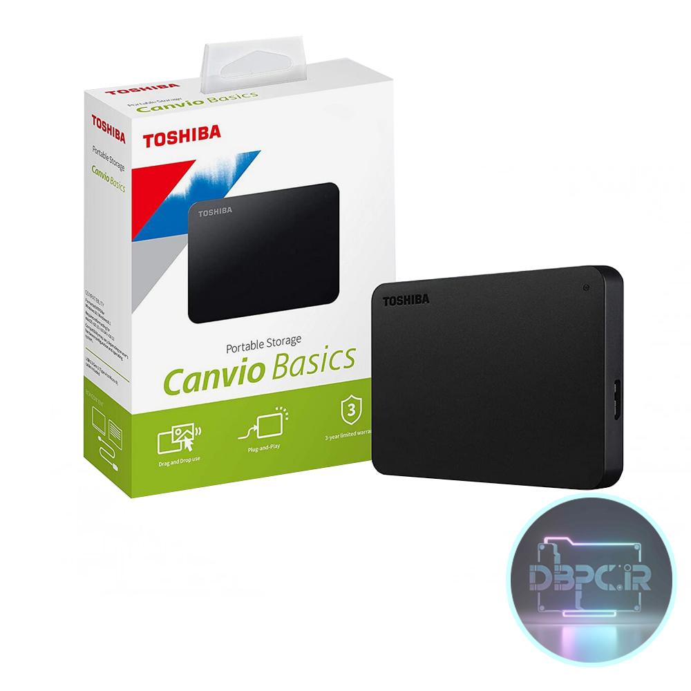 هارد اکسترنال Toshiba Canvio Basics ظرفیت 1 ترابایت