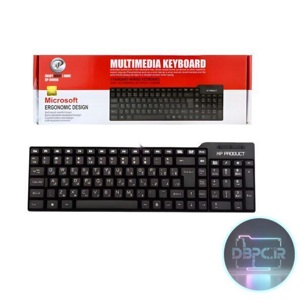 کیبورد ایکس پی پروداکت مدل XP-8000G با طراحی ارگونومیک