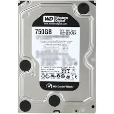 هارد اینترنال وسترن دیجیتال بلک مدل WD750