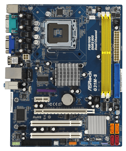 مادربورد ازراک مدل ASRock G31M-S – انتخابی مطمئن برای سیستم‌های اقتصادی
