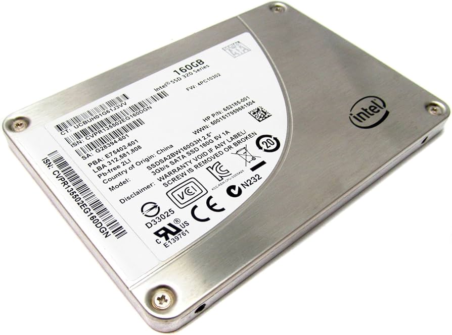 هارد اس اس دی اینتل سری 320 ظرفیت 160GB 1 هارد اس اس دی اینتل سری 320 ظرفیت 160GB