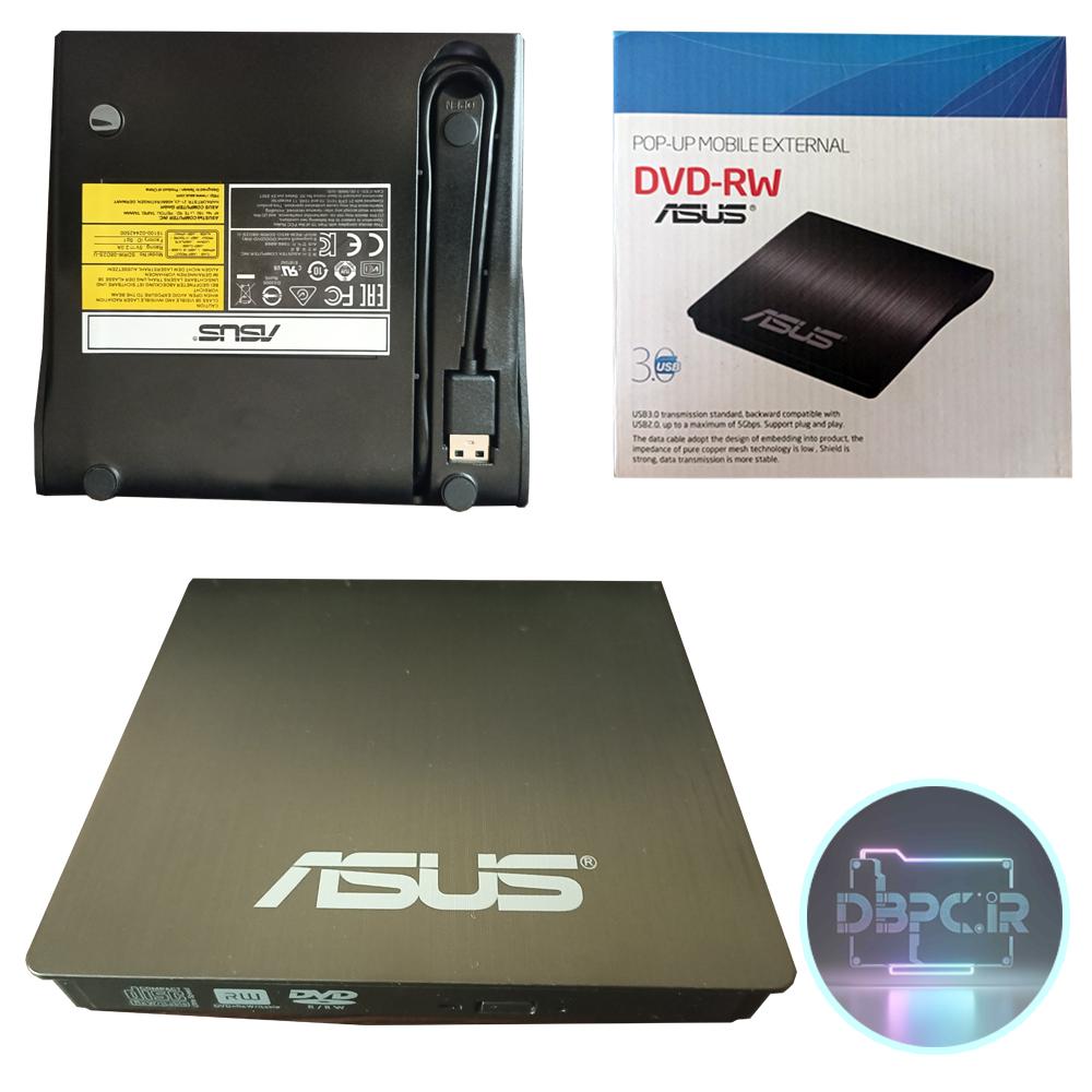 درایو نوری اکسترنال ASUS مدل SDRW-08D2S-U با طراحی ظریف و قابلیت رایت سریع