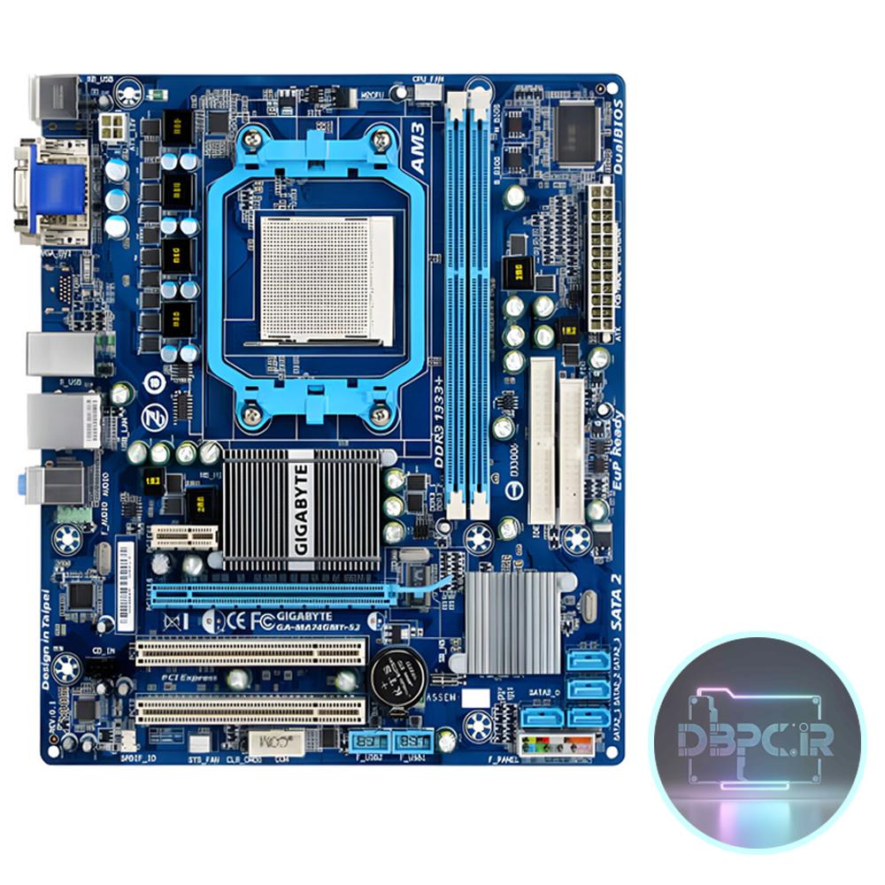 مادربرد گیگابایت GA-MA74GMT-S2 همراه با پردازنده AMD Athlon II X2 250