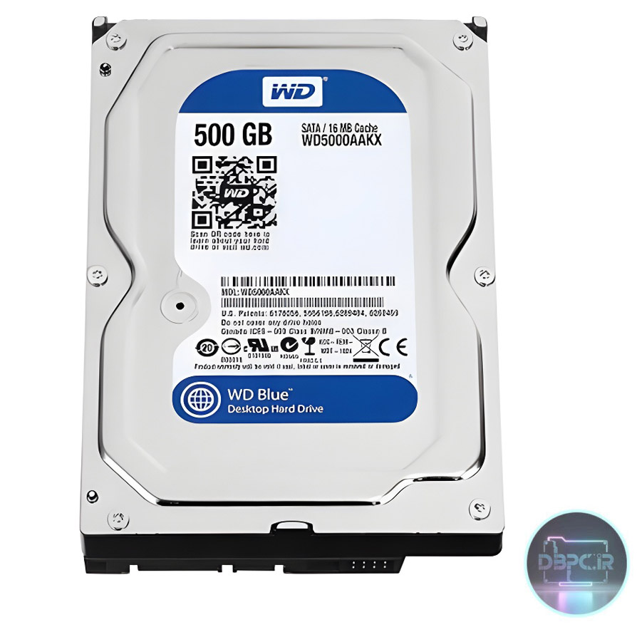 هارد اینترنال وسترن دیجیتال آبی 500 گیگابایت WD5000AAKX | WD Blue 7200RPM SATA3