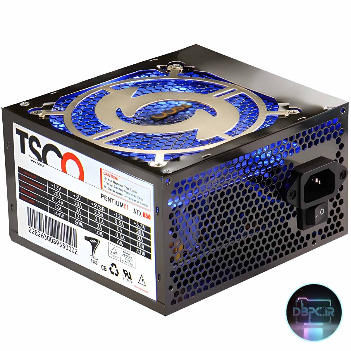 پاور تسکو TSCO ATX-650 Platinum 4 | منبع تغذیه 650 وات